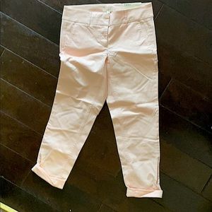 LOFT pink Marisa Skinny cropped pants - NWT!